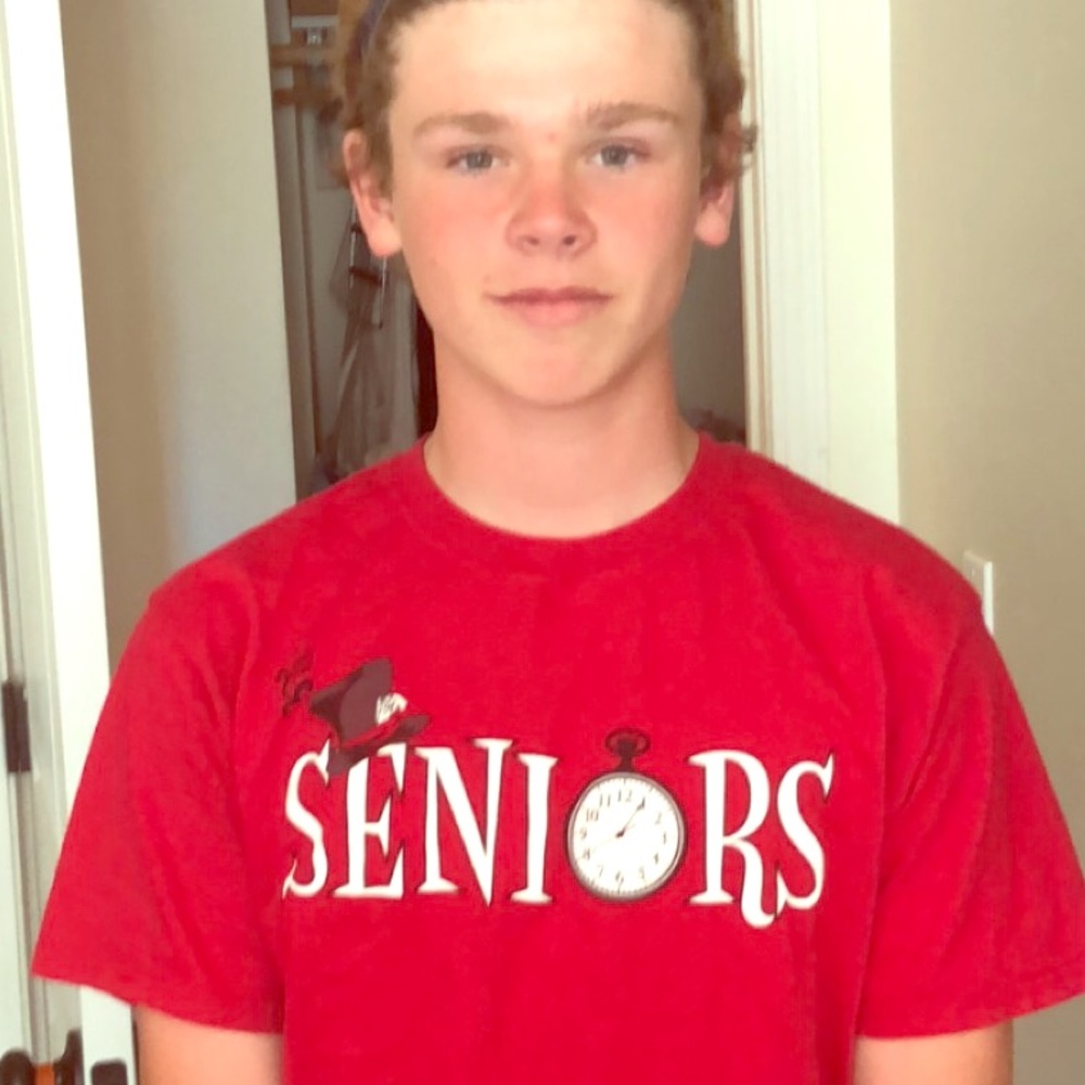 A red shirt